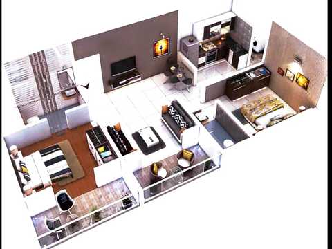 Buy 2 BHK 622 sqft Apartment / Flat in Shree Swami Mahalaxmi Icon ...