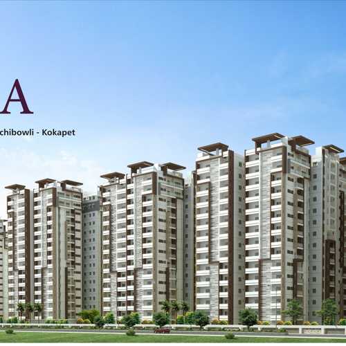 Rajapushpa Atria in Kokapet, Hyderabad | Find Price, Gallery, Plans ...