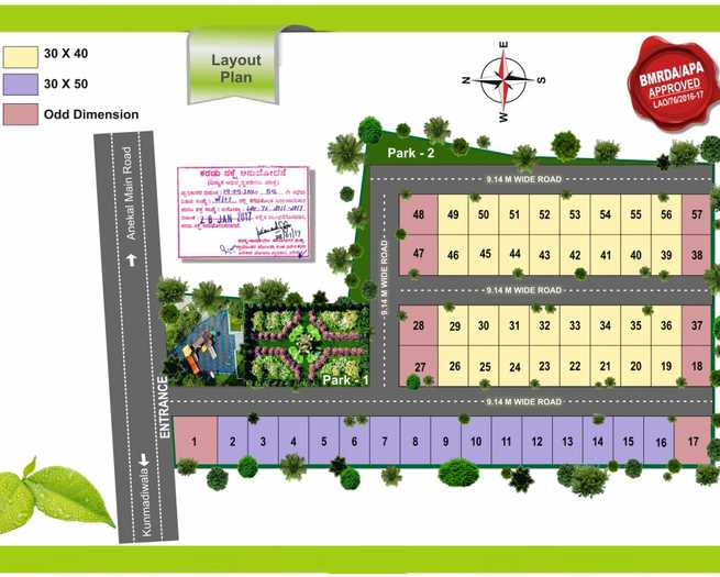 Nakshatra Township in Chandapura Anekal Road, Bangalore | Find Price ...