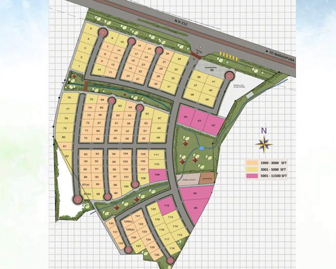 Shreesha Hill View Layout In Varuna, Mysore 