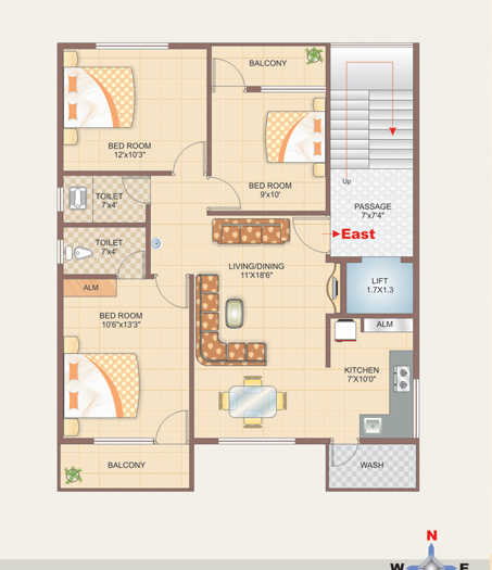 Concrete Jagdamba Enclave in Somalwada, Nagpur | Buy, Sale Apartment Online