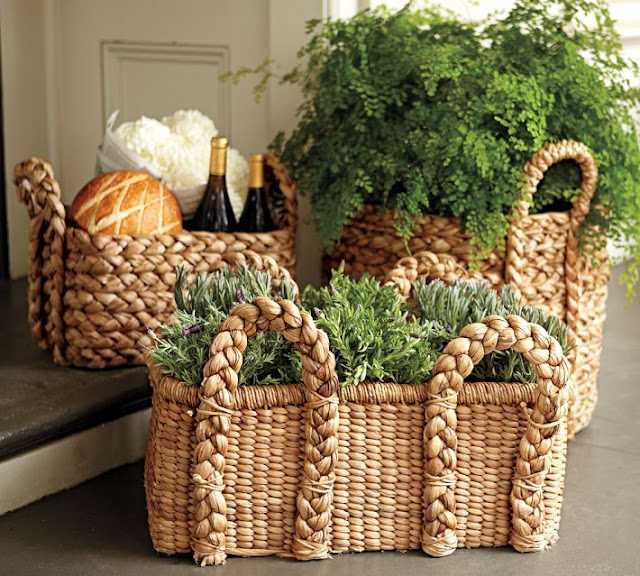 Baskets can be the best storage objects