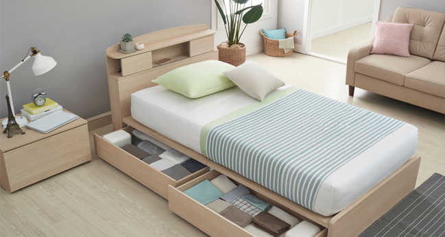 single bed design for living room